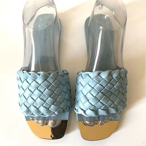 Tahari, Melissah Woven Slide Sandals